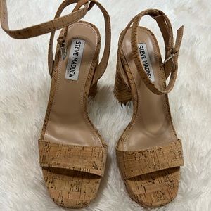 Steve Madden cork platform